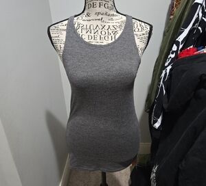 Lot Of Calvin Klein Gray Fitted Tank Tops